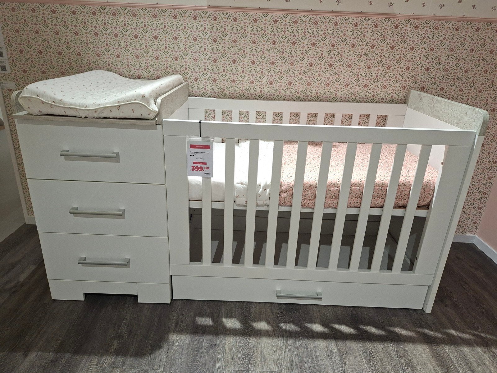 TWF Combi Ledikant Futura Commode + Ledikant, Kinderen en Baby's, Ophalen, Zo goed als nieuw, Overige typen