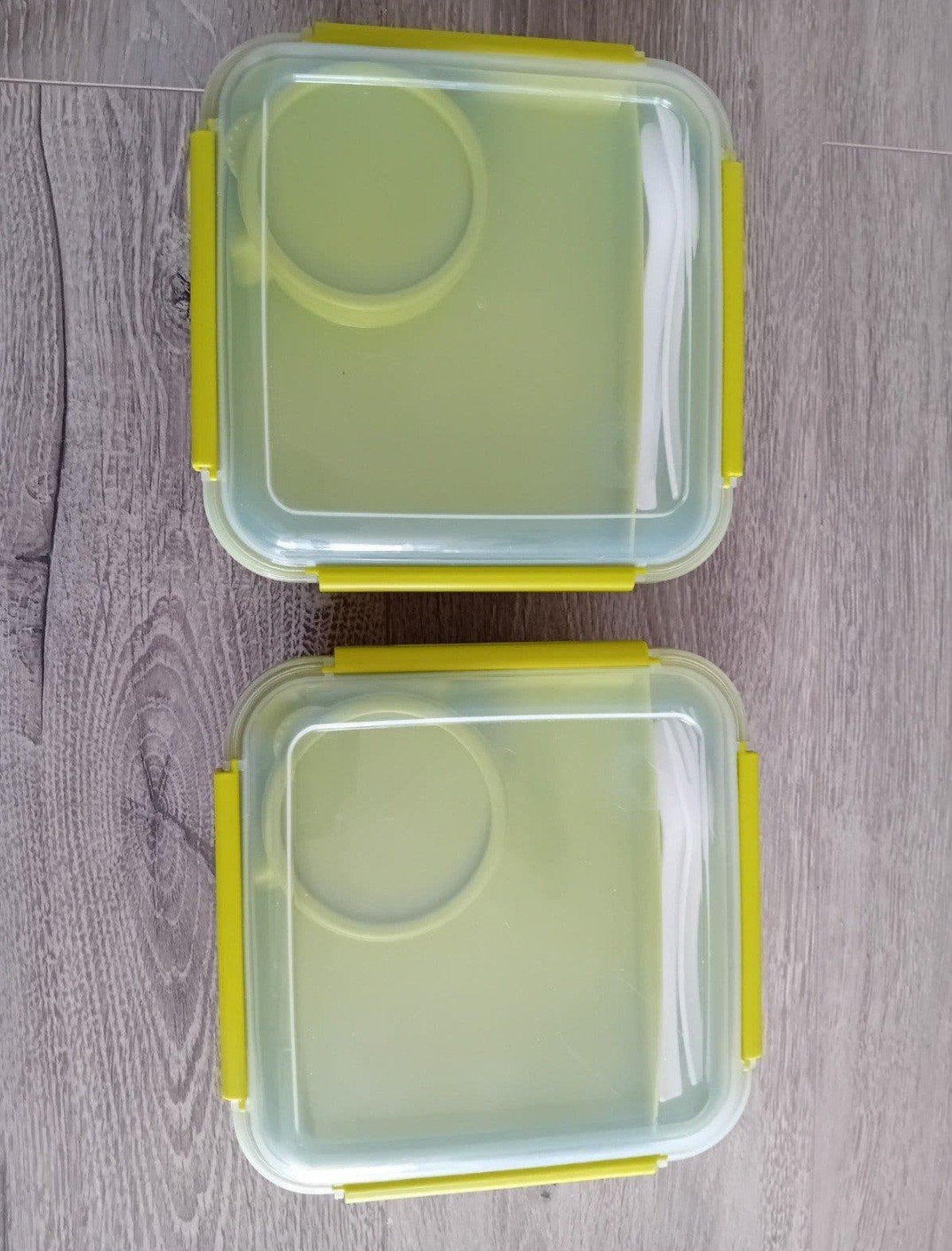 Sistema Lunchboxen Met Bakjes Met Bestekken. 2 stuks. Nieuw!, Ophalen, Nieuw, Overige typen