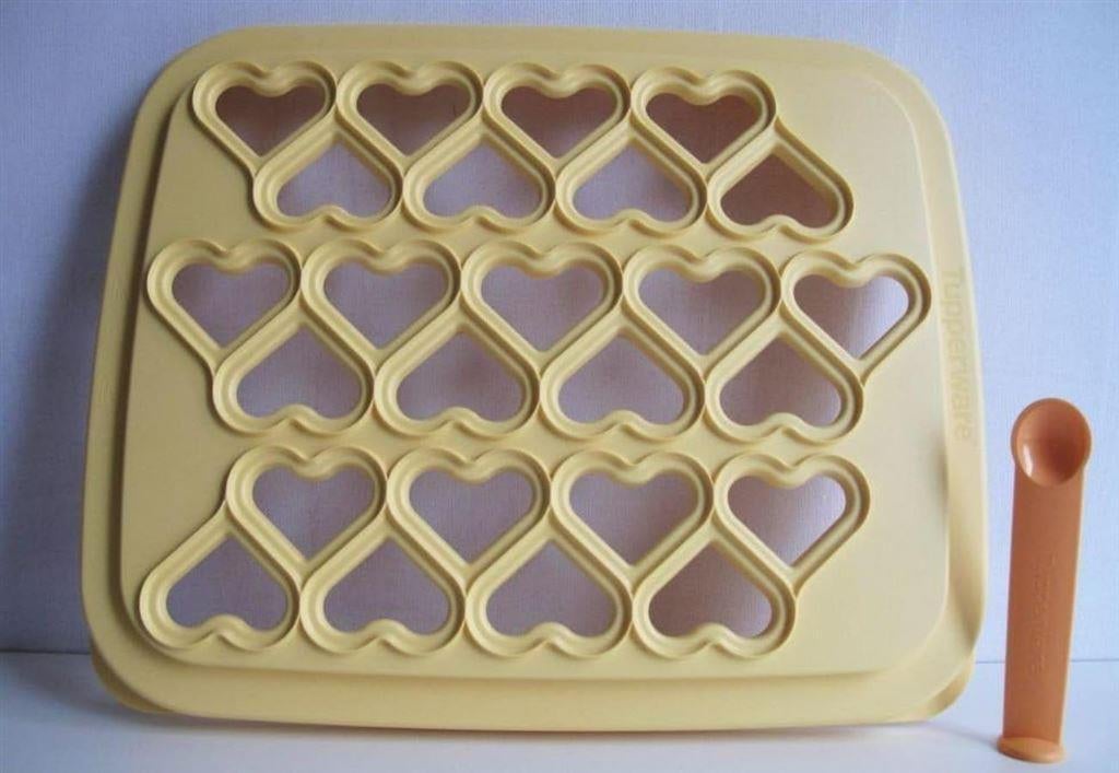 T038 Deeghapjesmaker, Ravioli maker, Tupperware, Huis en Inrichting, Keuken | Tupperware, Ophalen of Verzenden, Nieuw, Geel, Overige typen