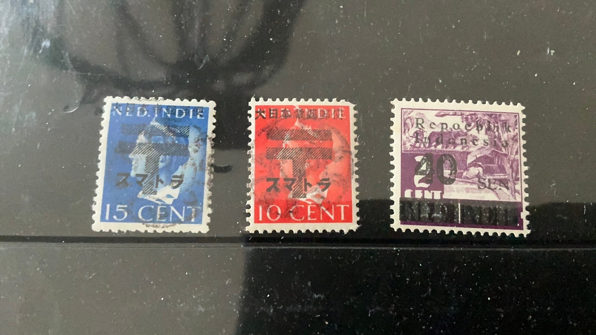 #92 Set zegels Japanse bezetting Nederlands Indie, Ophalen of Verzenden