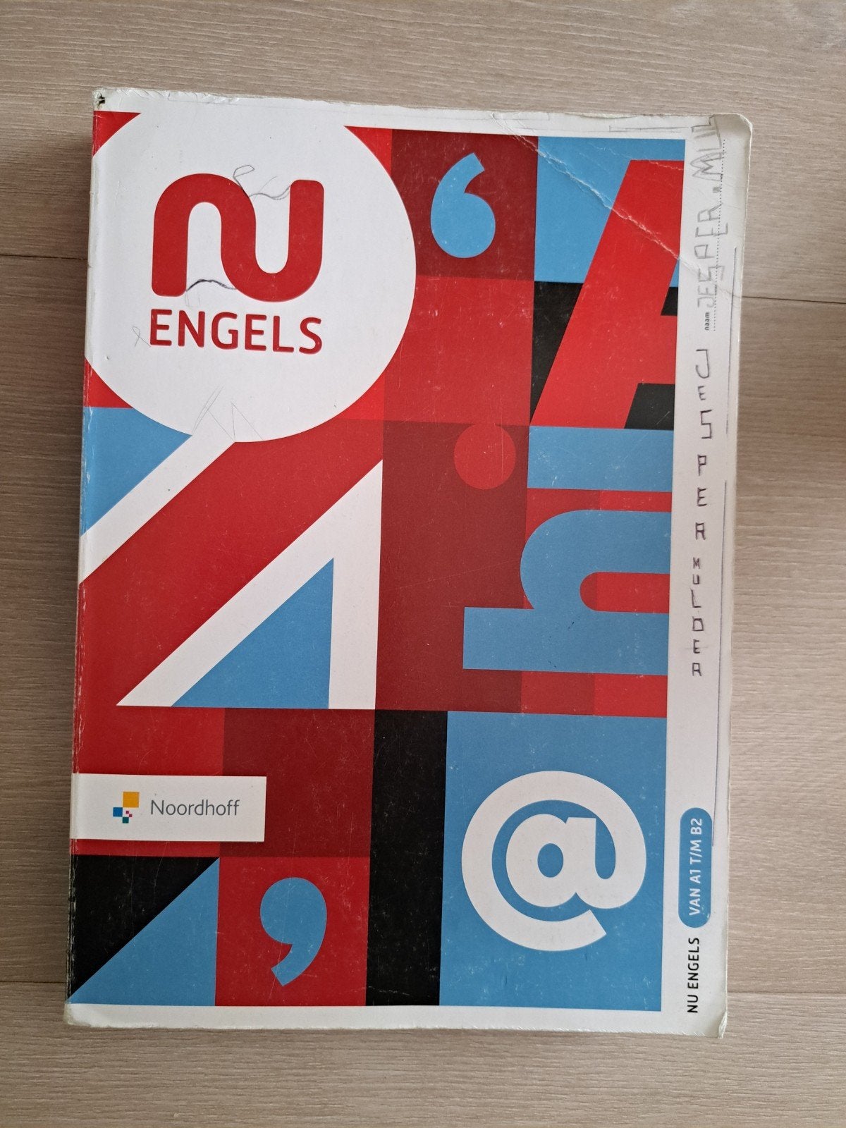 Nu Engels A1/B2 - Noordhoff lesboek, Onbekend, Ophalen of Verzenden, Zo goed als nieuw, Alpha