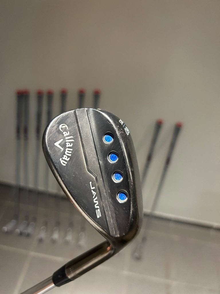 Callaway Jaws 60 graden wedge blacked out, Ophalen, Zo goed als nieuw, Club, Callaway