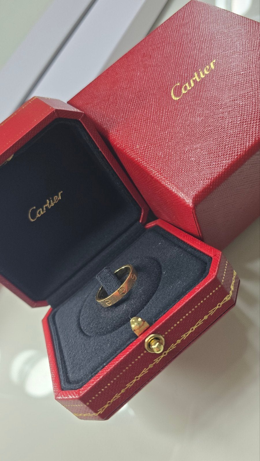 Cartier Love Ring - Zo goed als nieuw, Ophalen, Zo goed als nieuw, 17 tot 18, Dame of Heer
