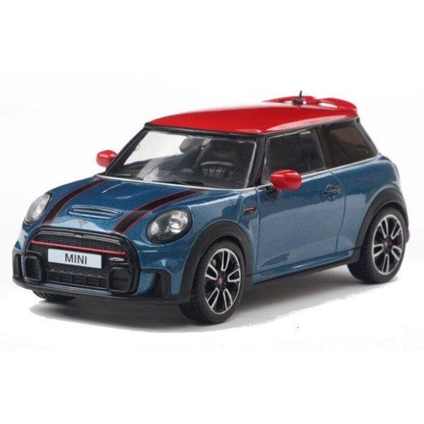 Mini Cooper John Cooper 2023 Blauw Schaal 1/43 Solido, Solido, Auto, Solido, Nieuw