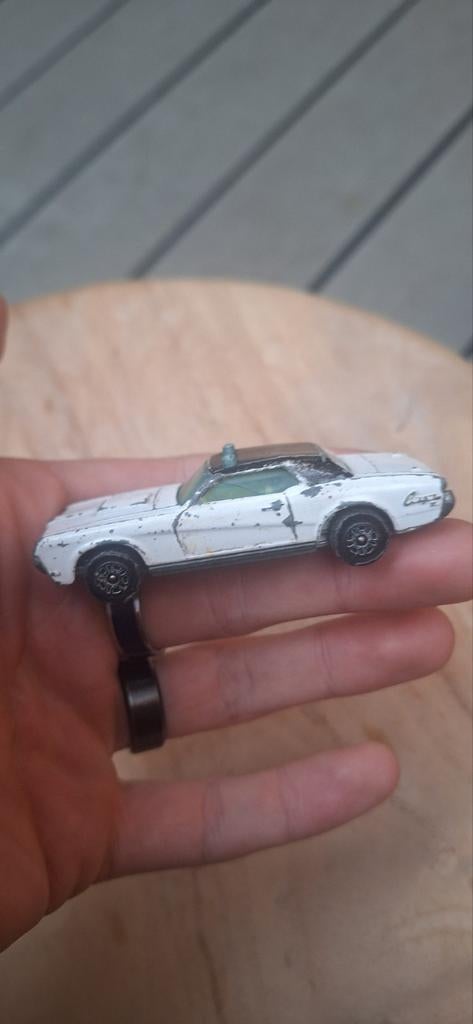 Vintage Corgi Juniors Mercury Cougar XR7 Politieauto, Ophalen of Verzenden, Gebruikt