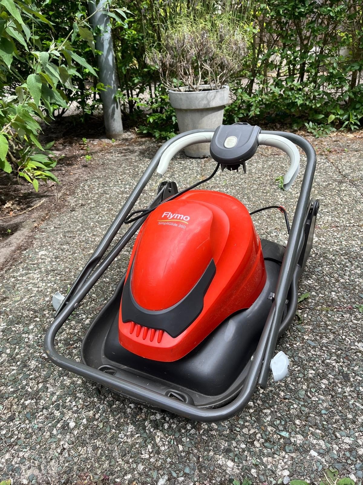 Flymo SimpliGlide 360 Zweefmaaier - Elektrisch, 36 cm, Ophalen, Gebruikt, Elektrische grasmaaier, Flymo