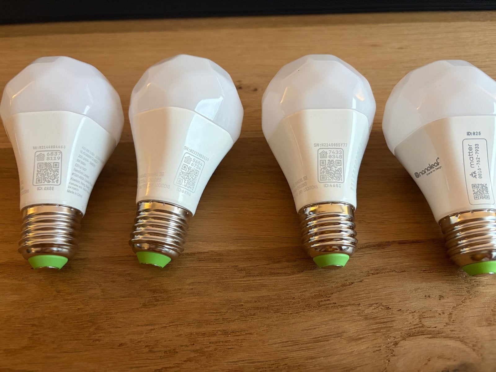 Nanoleaf E27 LED Lamp homekit, Huis en Inrichting, Led-lamp, 60 watt of meer, Zo goed als nieuw, E27 (groot)