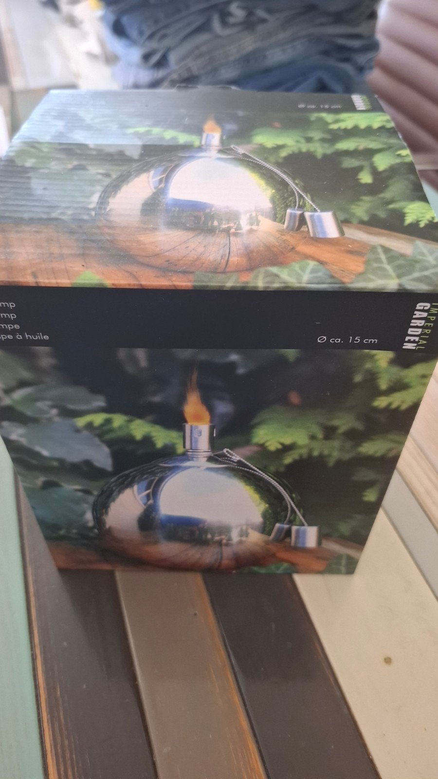 olielamp Imperial Garden NIEUW IN DOOS, Overige merken, Nieuw, Ophalen of Verzenden, Metaal