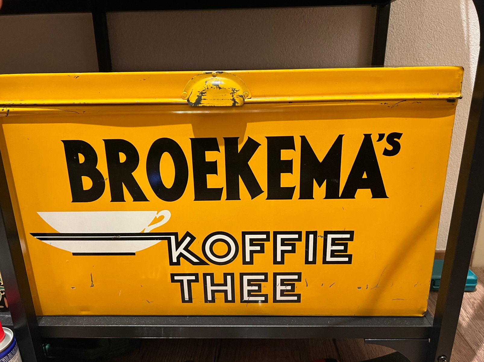 Broekema koffie en thee winkelblik, Verzamelen, Ophalen of Verzenden, Zo goed als nieuw, Koffie