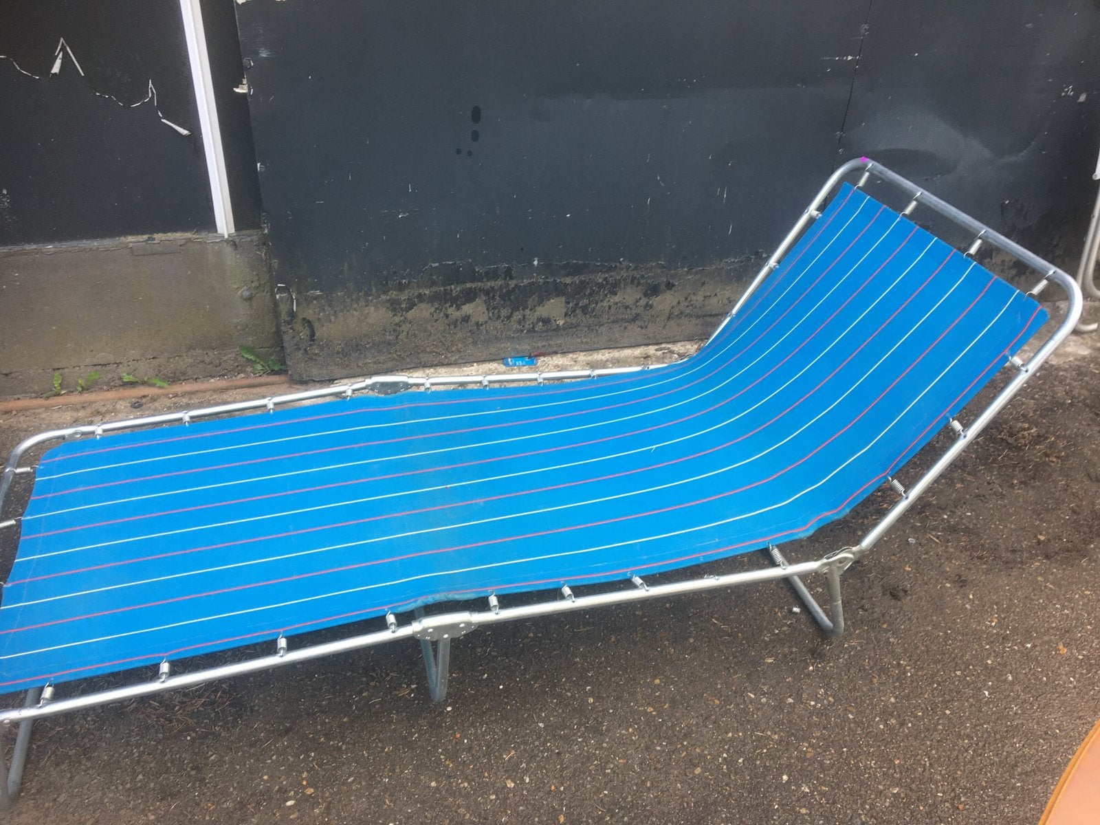 Vintage ligbed. Stretcher. Jaren 70, Ophalen of Verzenden, Gebruikt