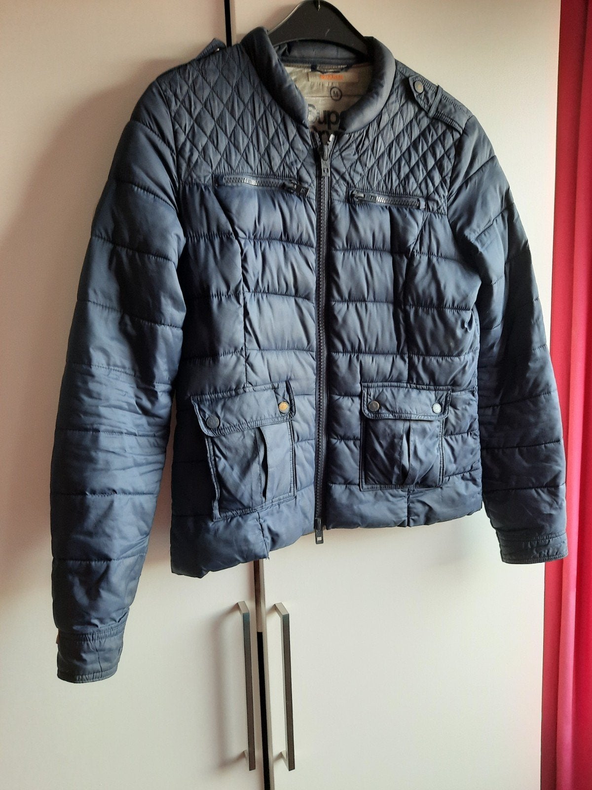 Superdry gewatteerd jack - Maat M, Kleding | Dames, Jassen | Winter, Maat 38/40 (M), Ophalen of Verzenden, Gedragen, Superdry