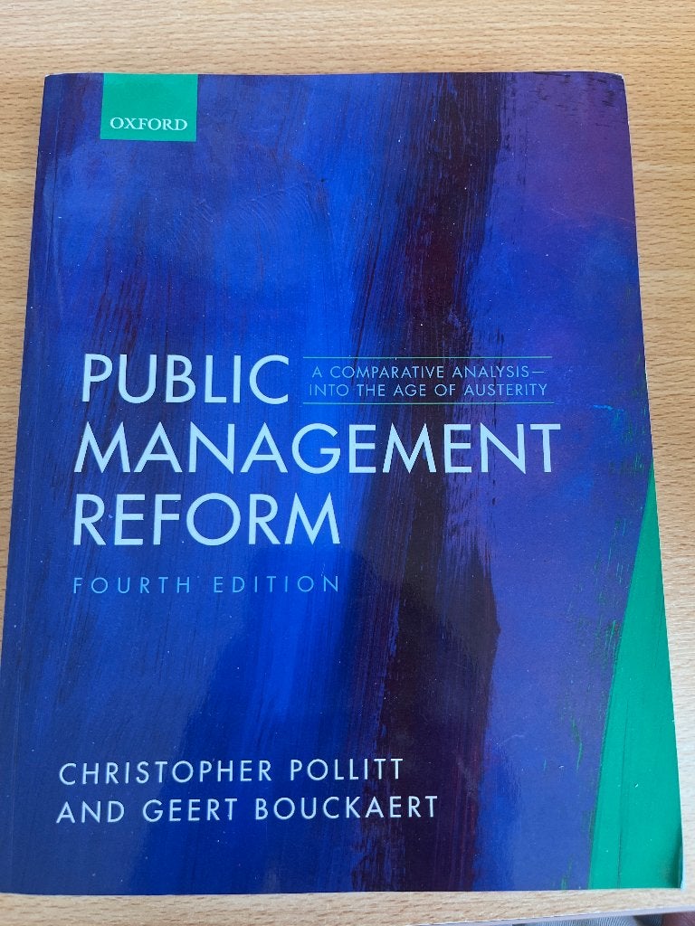 Public Management Reform, Ophalen of Verzenden, Gamma, Zo goed als nieuw, WO