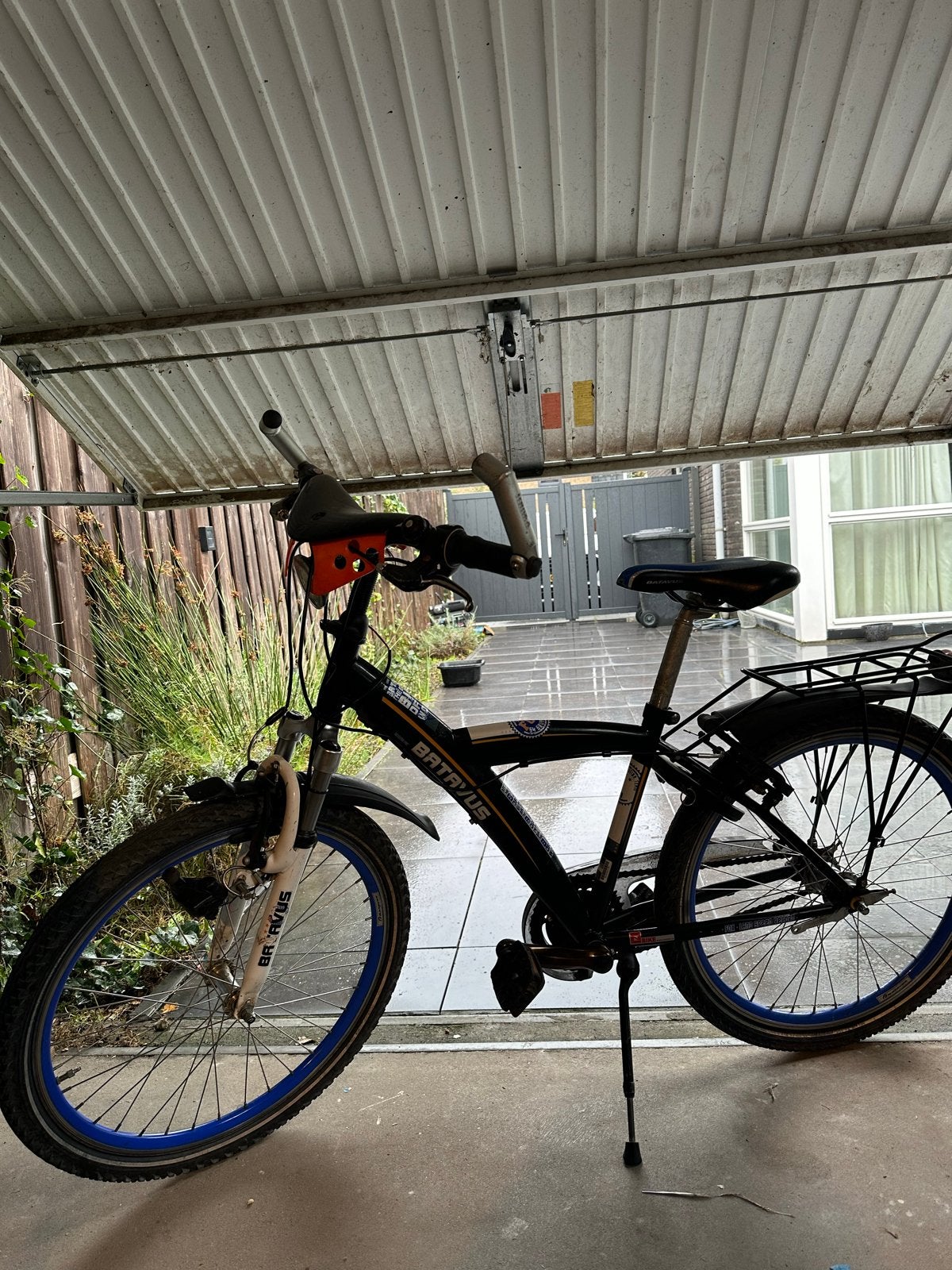Batavus jongensfiets 24 inch – Stoer model – Blauw/Zwart, Ophalen of Verzenden, Gebruikt, Batavus