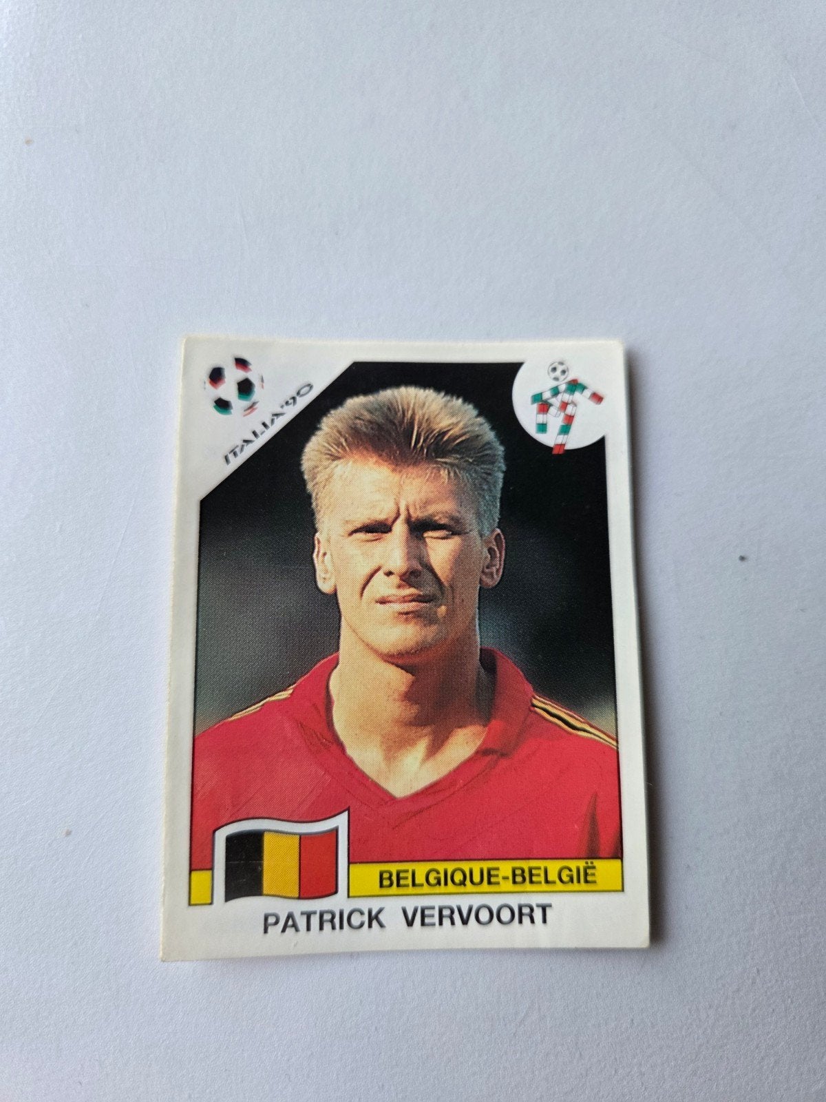Panini WK 90, Verzamelen, Sportartikelen en Voetbal, Ophalen of Verzenden, Zo goed als nieuw, Buitenlandse clubs, Poster, Plaatje of Sticker
