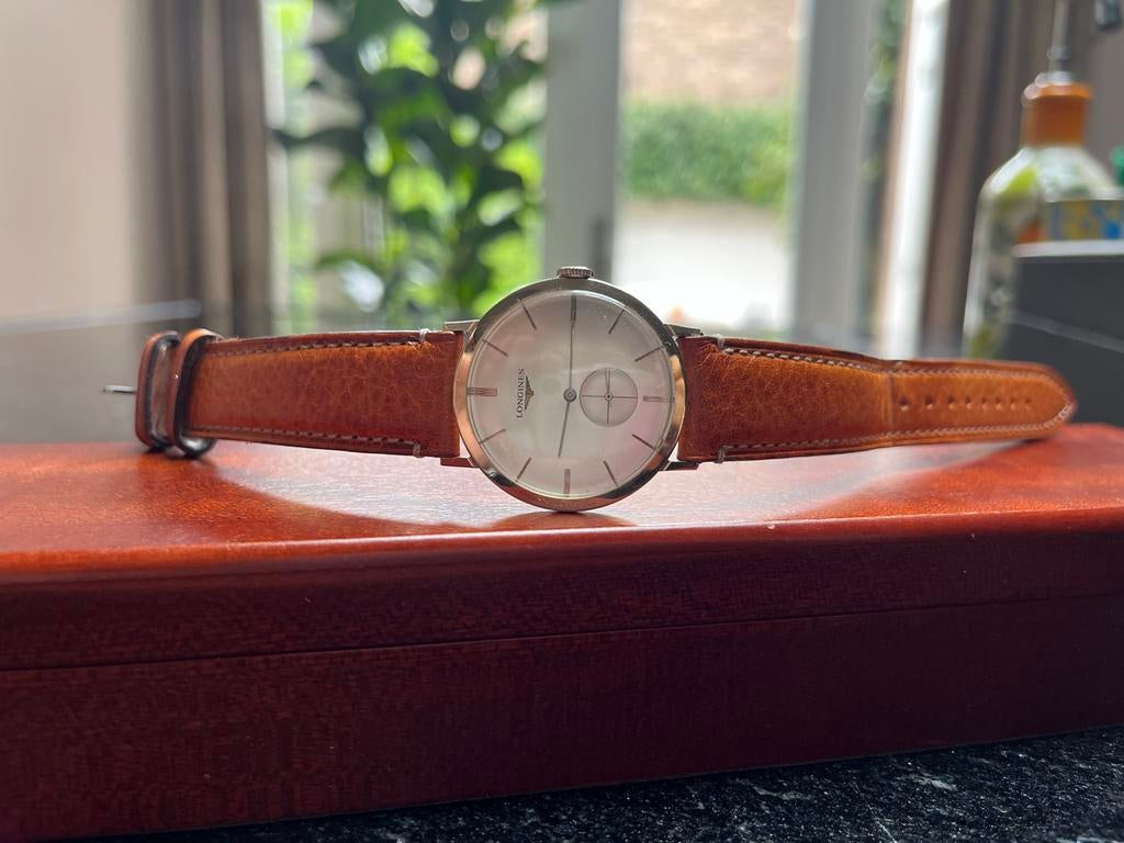 Longines Vintage Dress Watch 14k Cal. 22L 1960, Overige merken, Staal, Polshorloge, Ophalen of Verzenden