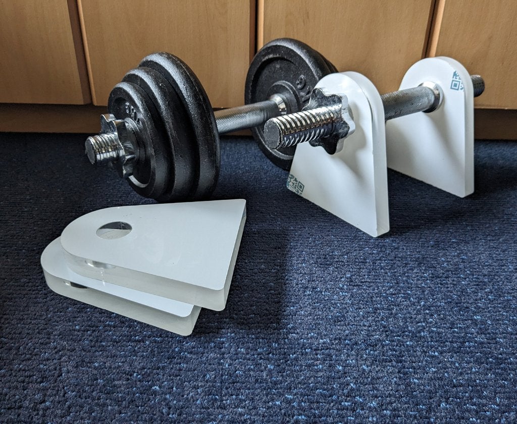 Parallettes dumbellstang, Sport en Fitness, Fitnessmaterialen, Ophalen of Verzenden, Zo goed als nieuw, Buik, Overige typen