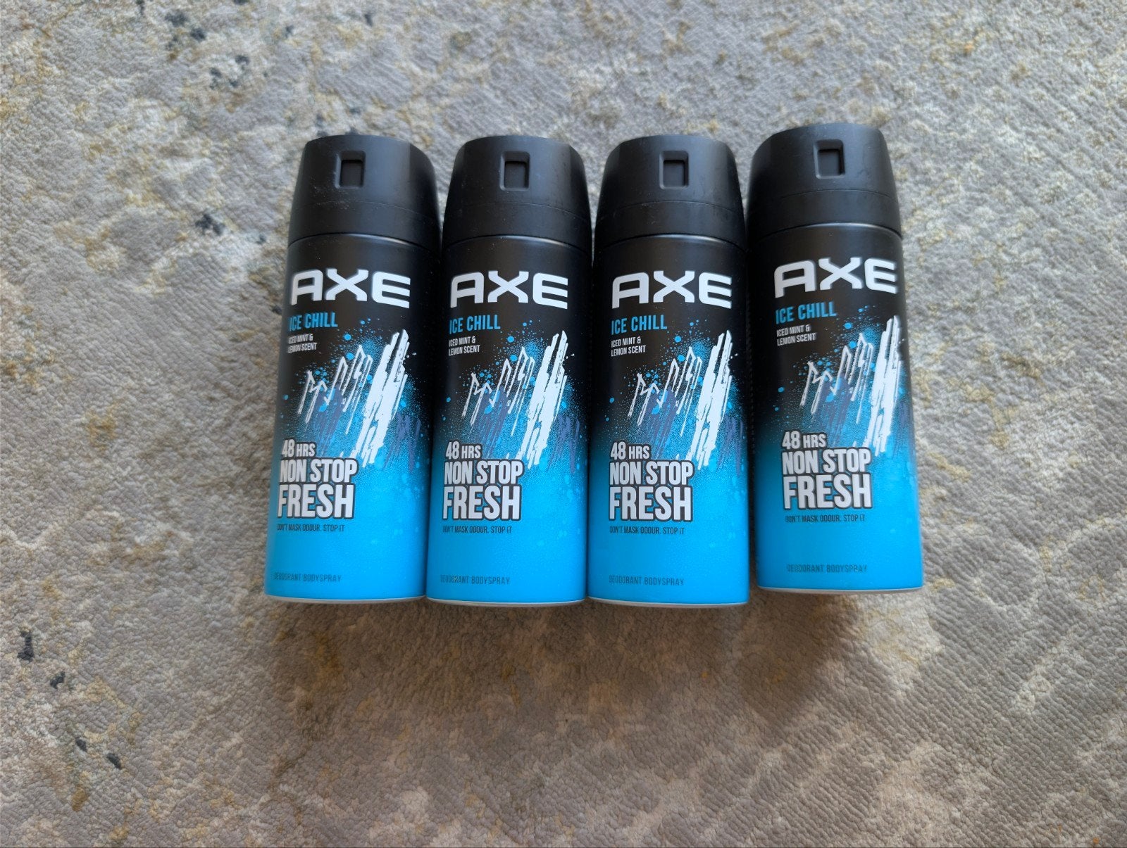 4x Axe Ice Chill Deodorant Bodyspray - 48 uur frisheid, Ophalen of Verzenden, Nieuw, Deodorant of Bodyspray