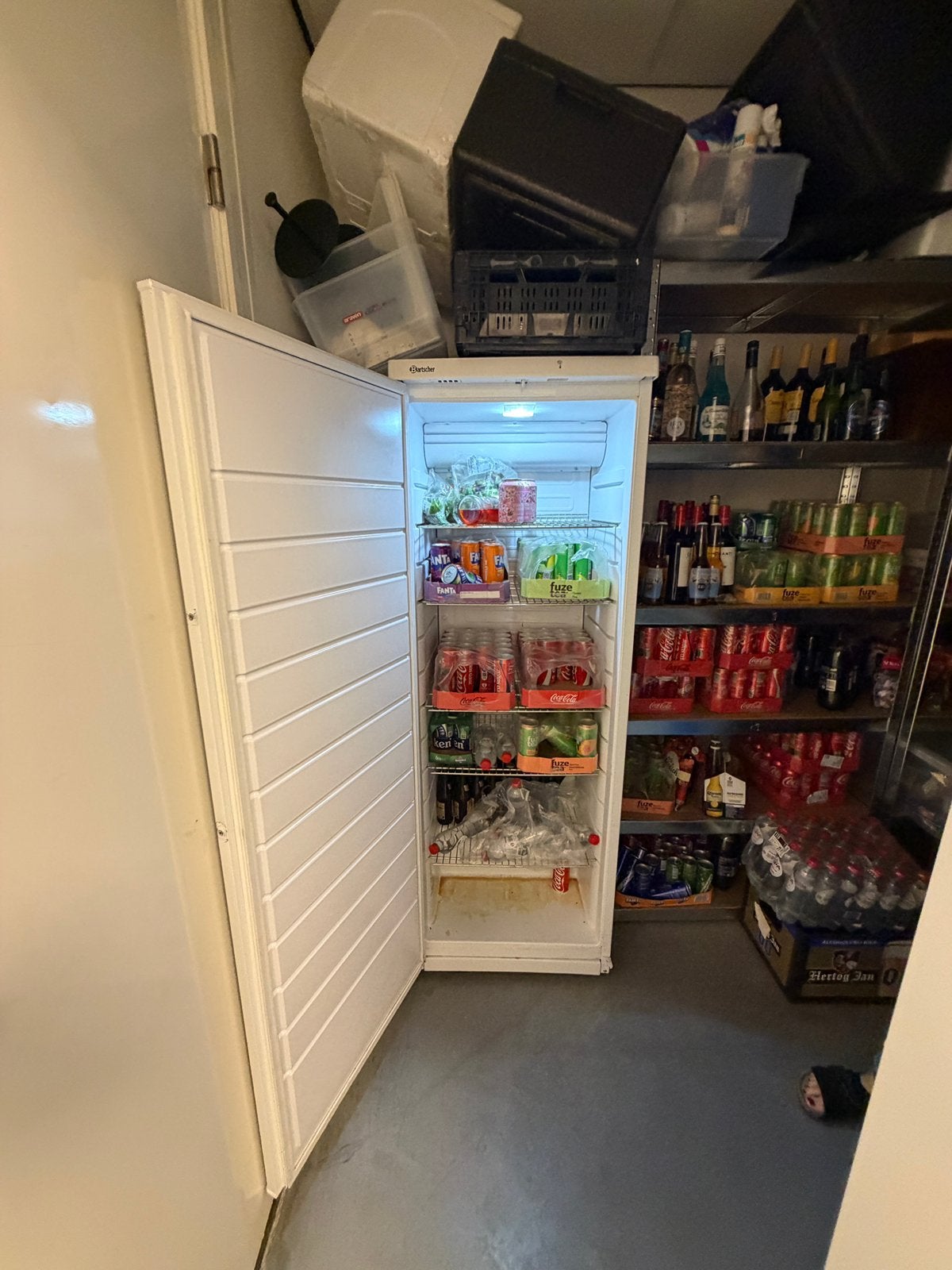 Bartscher flessenkoelkast, Gebruikt, Minder dan 60 cm, Energieklasse A of zuiniger, Vrijstaand