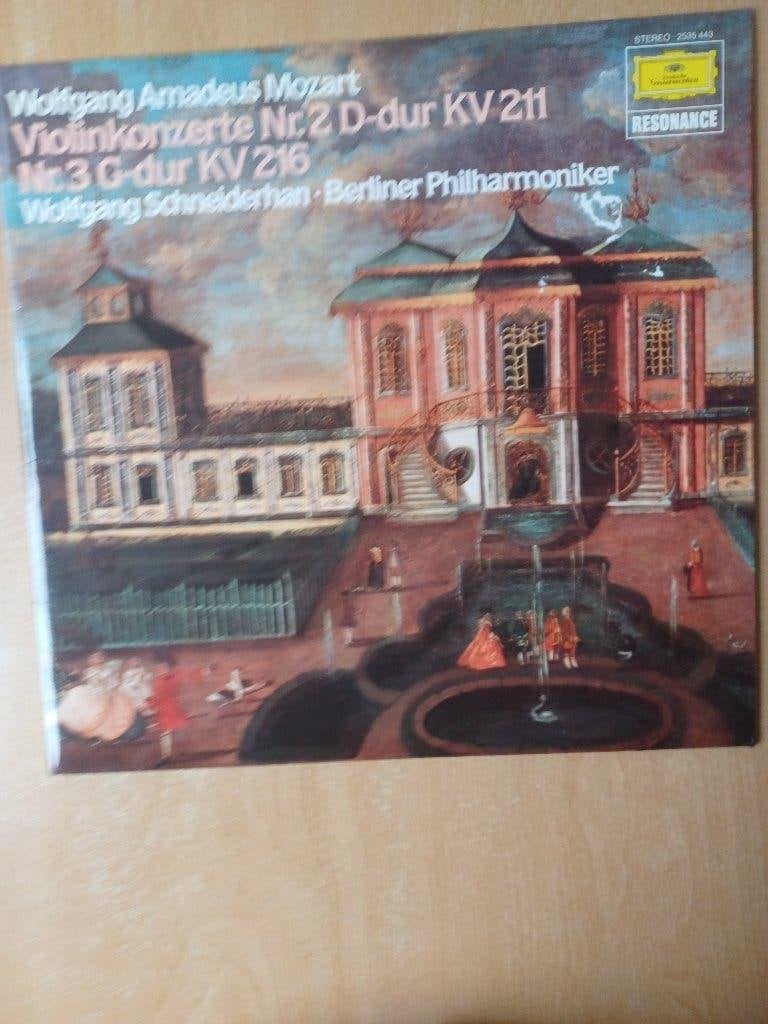 Mozart:Vioolconcerten Nr.2 & 3 - Schneiderhan/Berliner Phil., Ophalen, LP, Gebruikt, Mozart