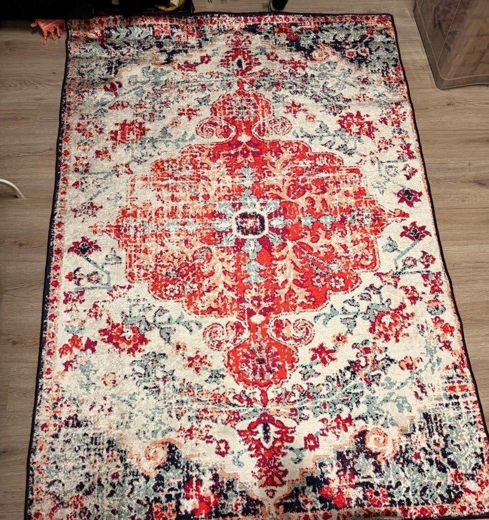 Vloerkleed / tapijt 220x50, Ophalen, 100 tot 150 cm, Crème, Rechthoekig