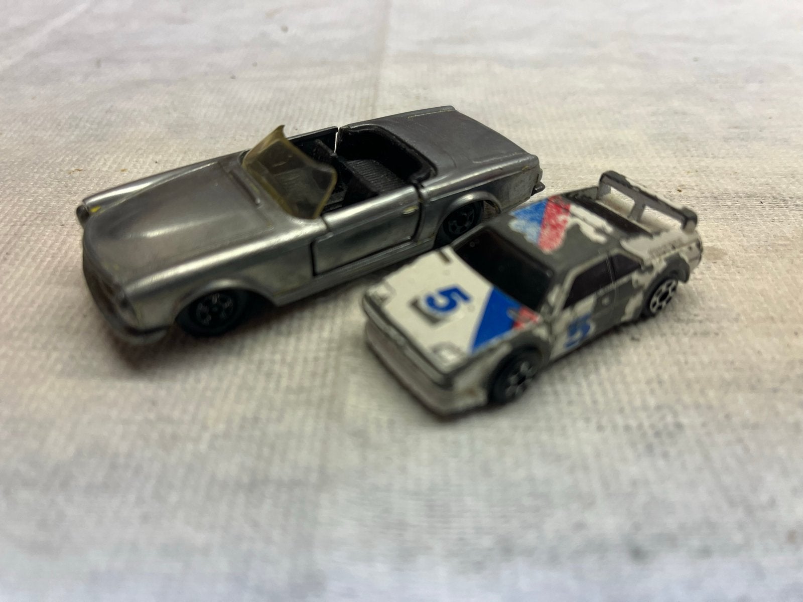 Matchbox: Mercedes 230 SL en BMW (1990), Ophalen of Verzenden, Gebruikt, Auto
