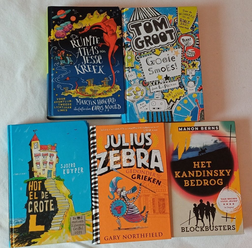 5 Kinderboeken, Boeken, Ophalen, Gelezen, Fictie algemeen