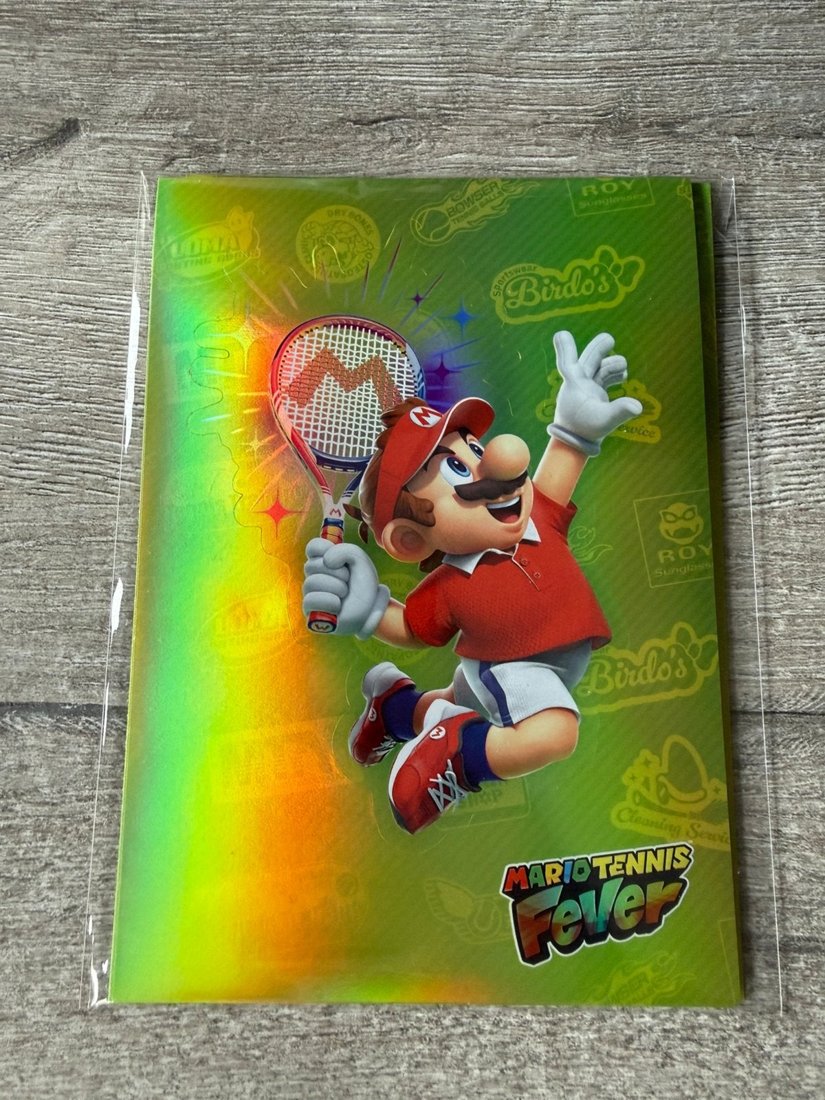 Holografische Mario Tennis Fever Stickers | Nintendo Rewards, Ophalen of Verzenden, Nieuw, Overige typen