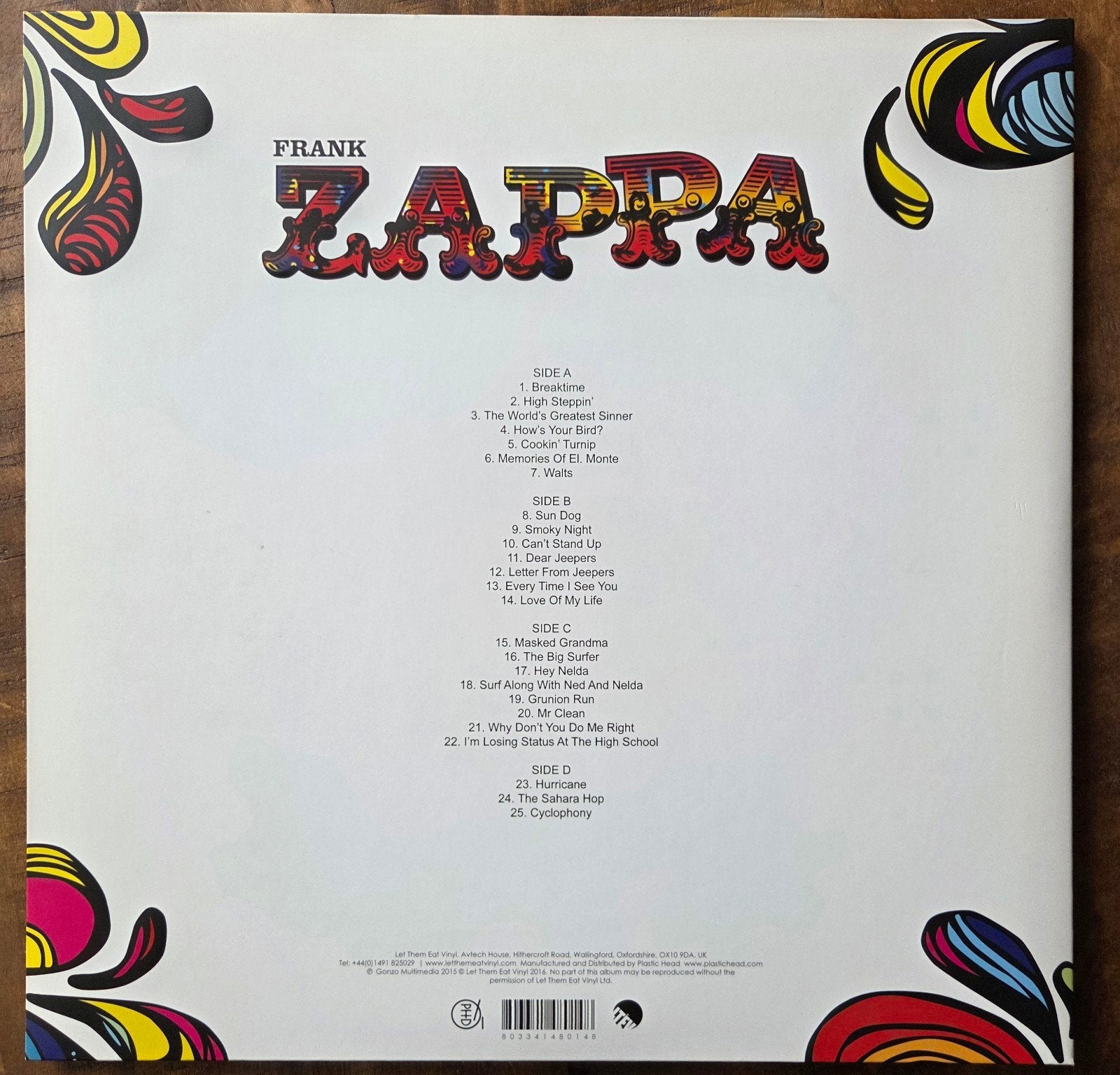 Foto 6 van Frank Zappa "Masked Turnip Cyclophony"