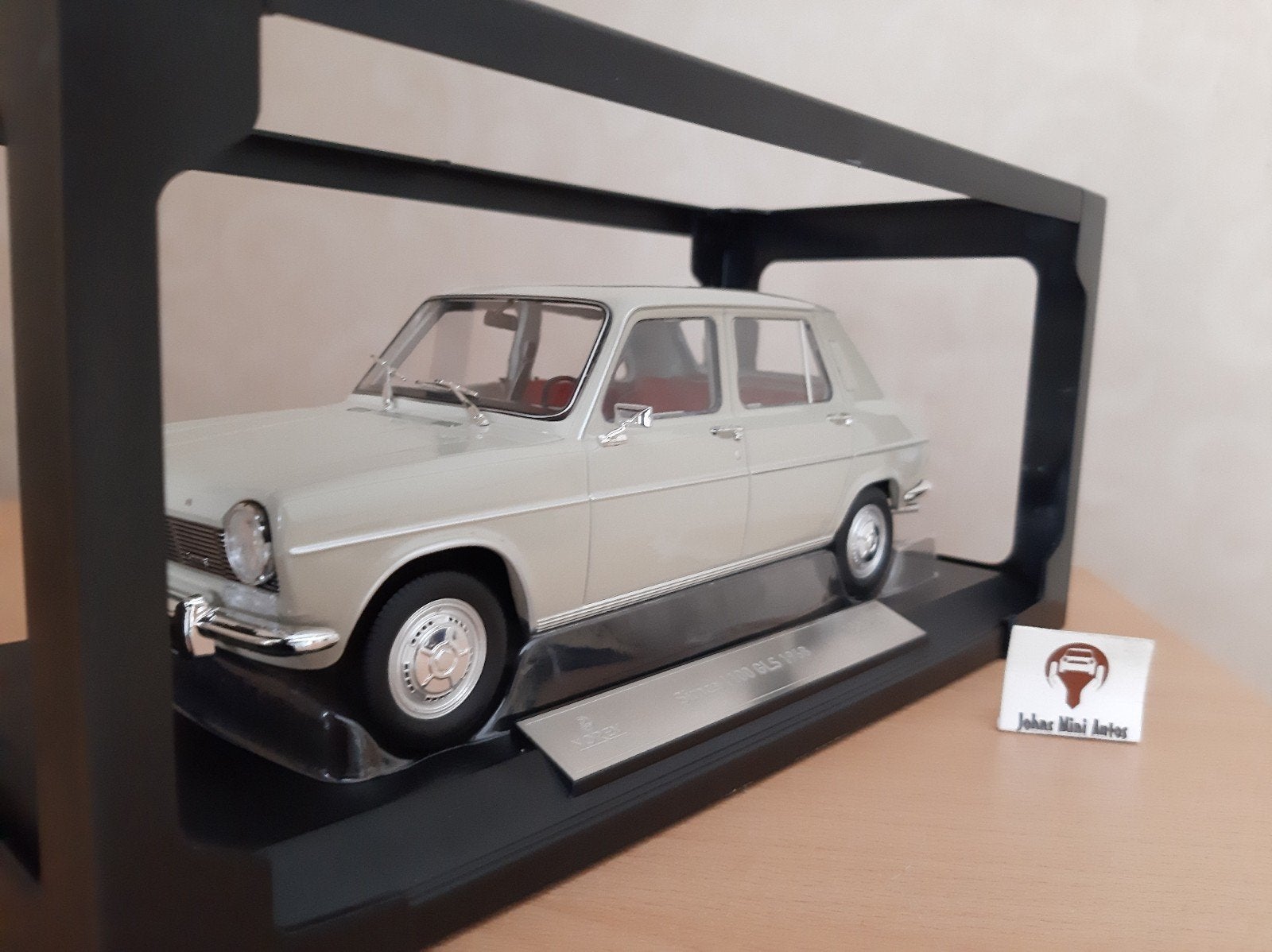 Simca 1100 GLS 1965 Antheor Beige van Norev 1:18, Auto, Norev, Ophalen of Verzenden, Norev