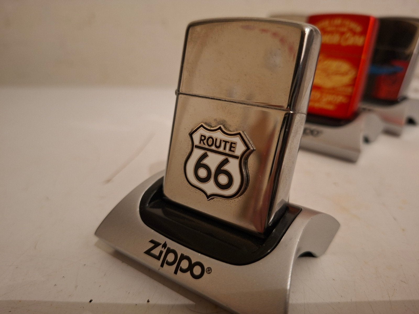 Zippo Route 66, Verzamelen, Ophalen of Verzenden, Aansteker