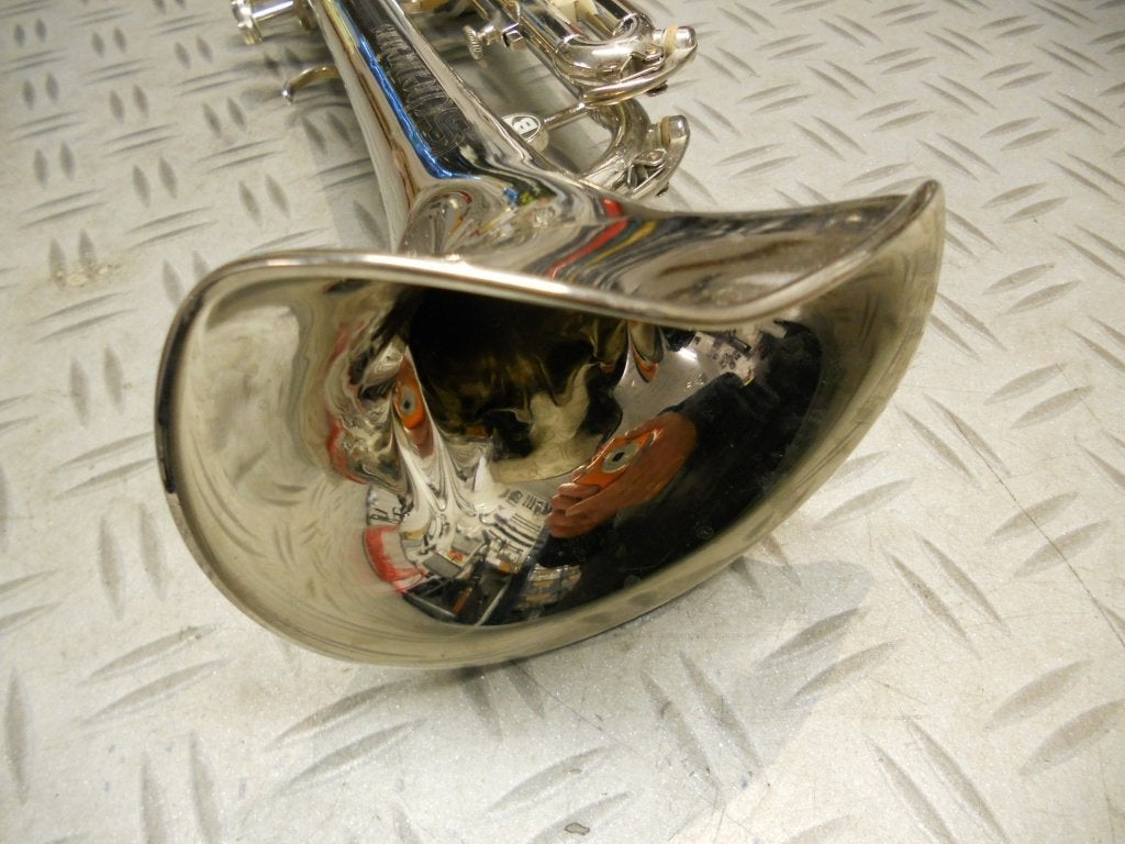 Trompet-Trombone-Euphonium-Bugel, Muziek en Instrumenten, Blaasinstrumenten | Trompetten, Ophalen, Gebruikt, Overige typen