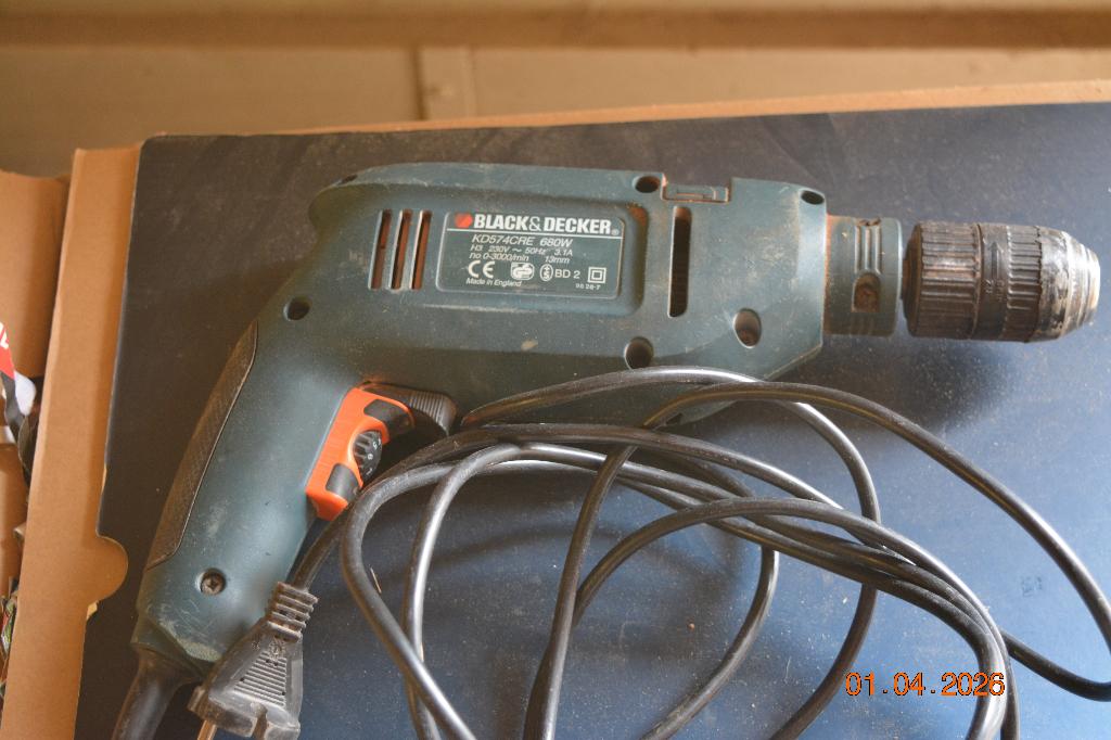 Black & Decker Boormachine - Gebruikt, Boormachine, Gebruikt, Ophalen of Verzenden, Variabele snelheid