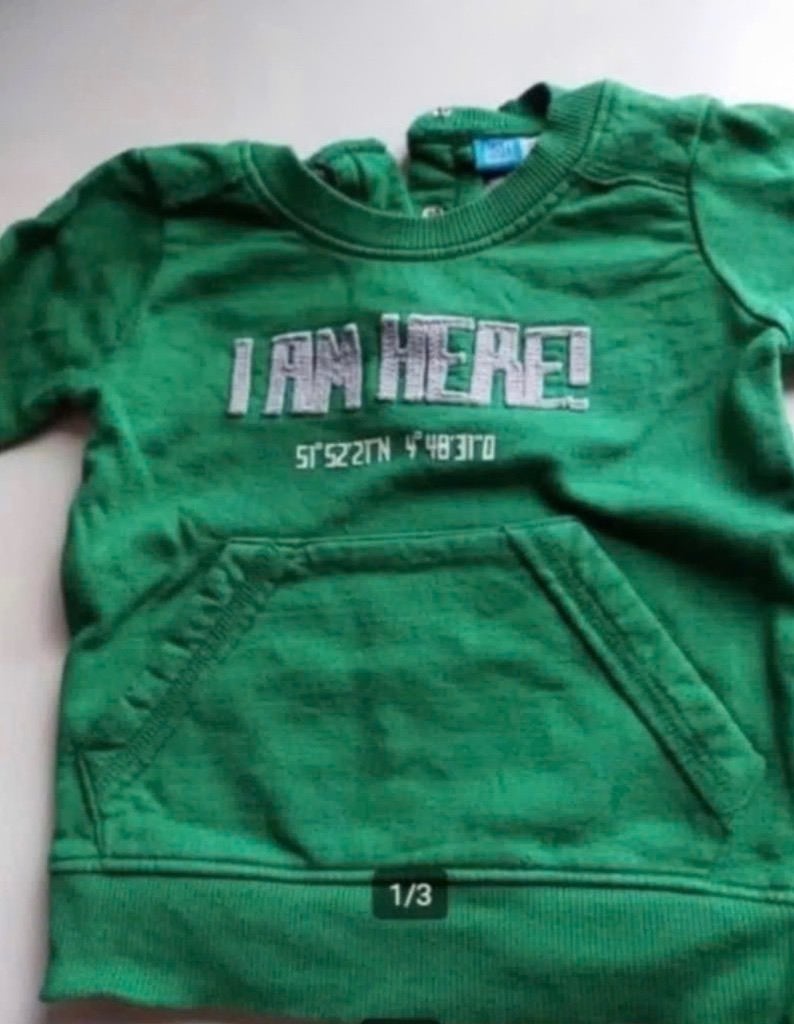 Lief! Lief Groen Truitje Trui Shirt Shirtje Sweater maat 74, Ophalen of Verzenden, Zo goed als nieuw, Lief! Lifestyle, Truitje of Vestje