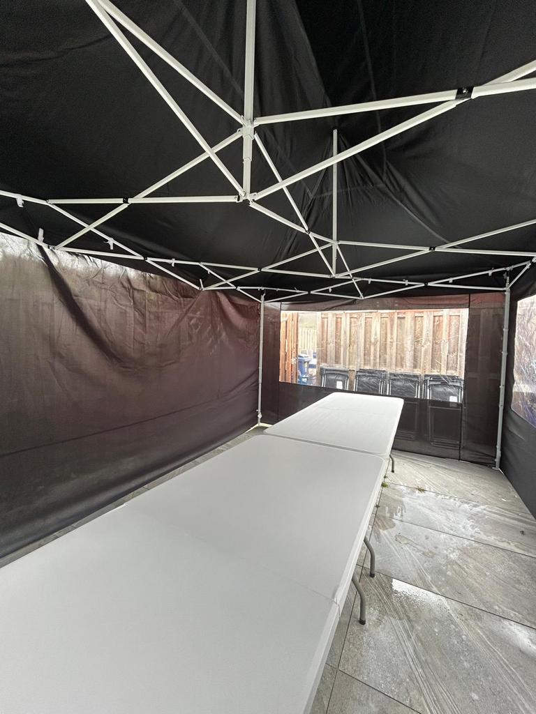 Buffettafel te huur, Huis en Inrichting, Tafels | Eettafels, Gebruikt, 50 tot 100 cm, 150 tot 200 cm, Rechthoekig, Kunststof, Ophalen of Verzenden