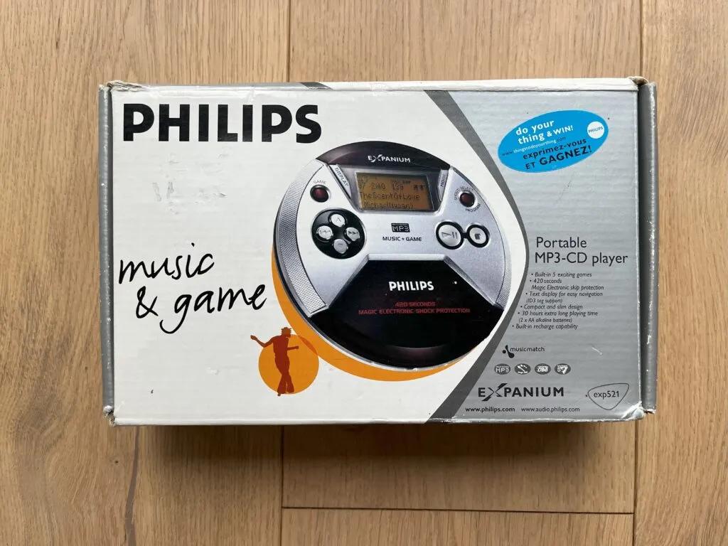 Philips EXP521 eXpanium draagbare MP3-CD speler, Audio, Tv en Foto, Ophalen of Verzenden, Gebruikt, Philips, Draagbaar