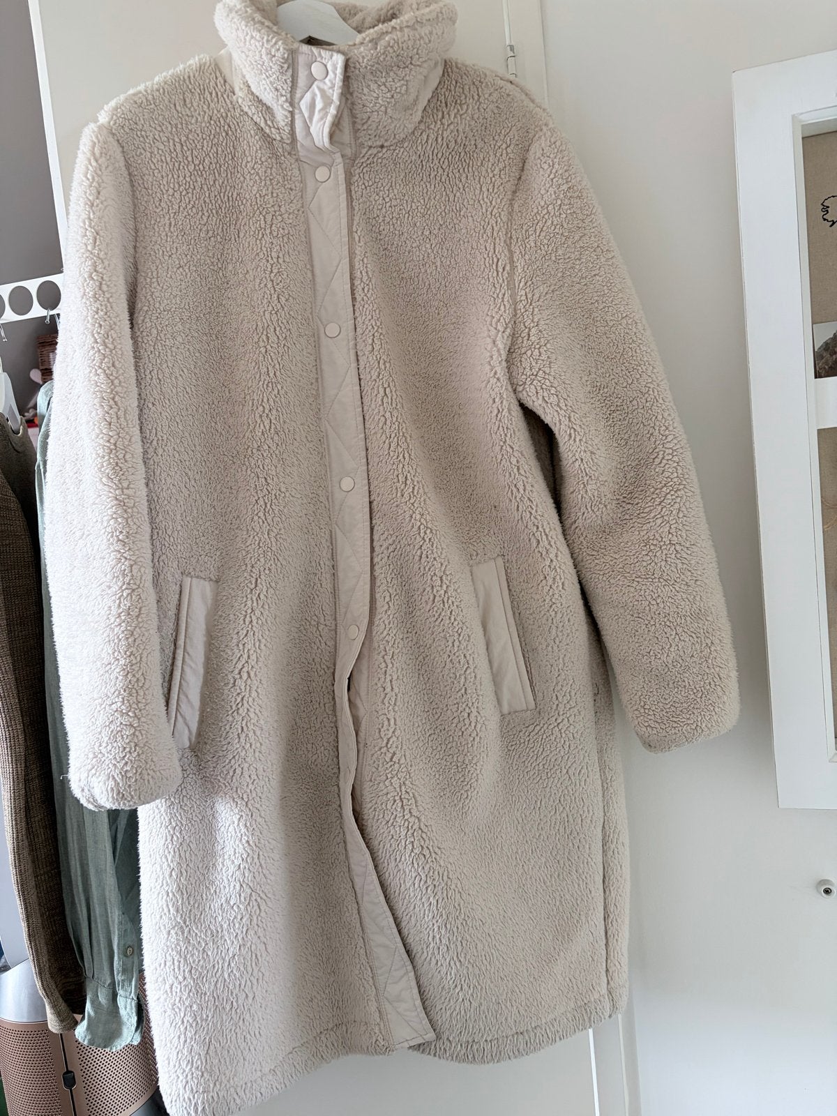 Geisha teddy jas beige maat L, Ophalen of Verzenden, Zo goed als nieuw, Maat 42/44 (L), Beige
