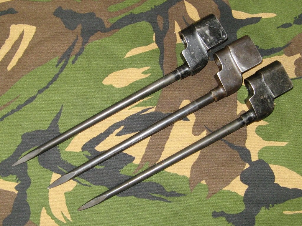 Bajonet Lee Enfield No. 4 MKII - British Army Combat, Ophalen of Verzenden, Landmacht, Engeland, Mes of Dolk