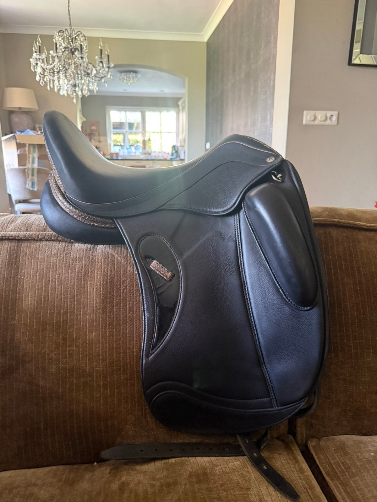 Dressuurzadel Anatomica welfare 17,5’’, Dieren en Toebehoren, Paarden en Pony's | Zadels, Ophalen of Verzenden, Zo goed als nieuw