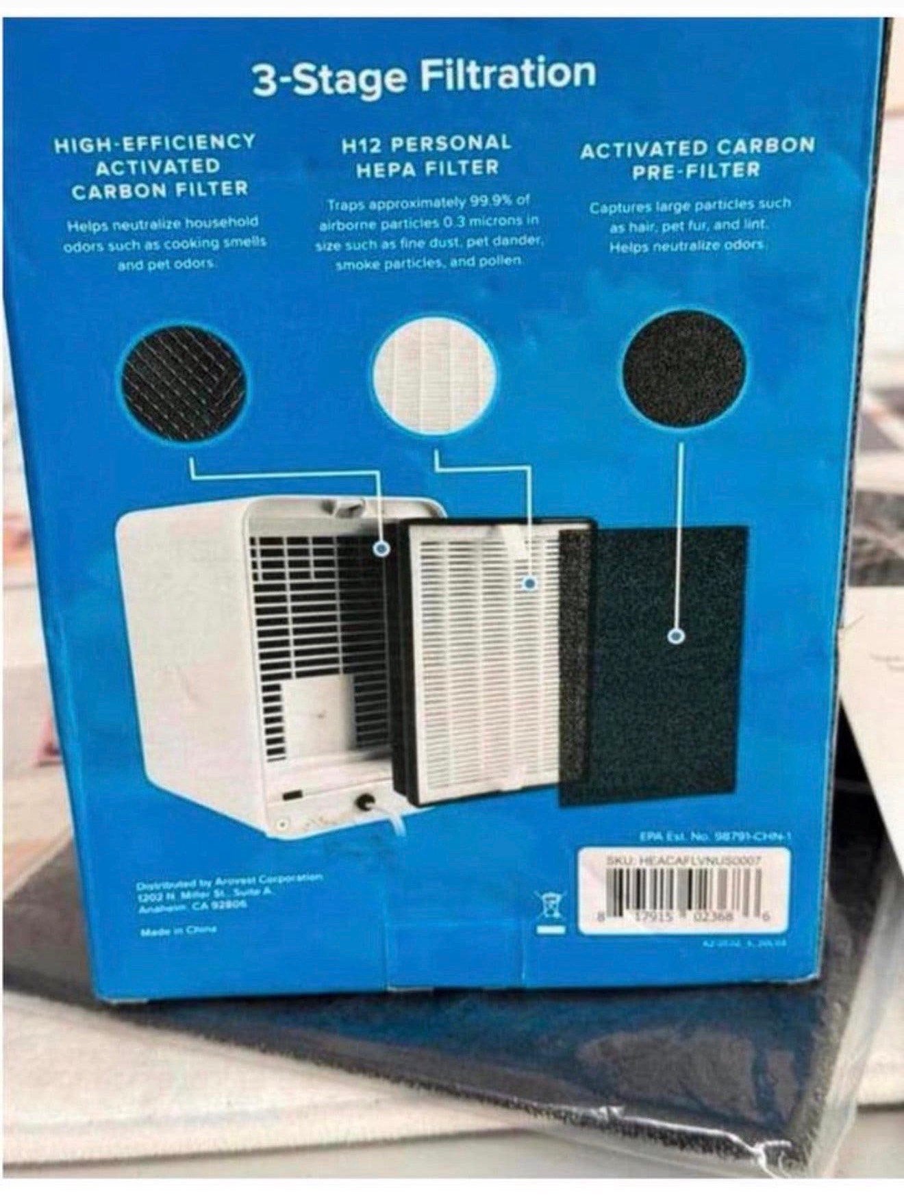 LEVOIT LV-H126 Luchtreiniger Vervangend Filter HEPA filters, P, Luchtbehandeling-accessoire, P, P