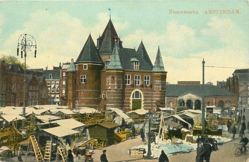 388-219-037 Amsterdam Nieuwmarkt, Verzenden, Voor 1920, Noord-Holland
