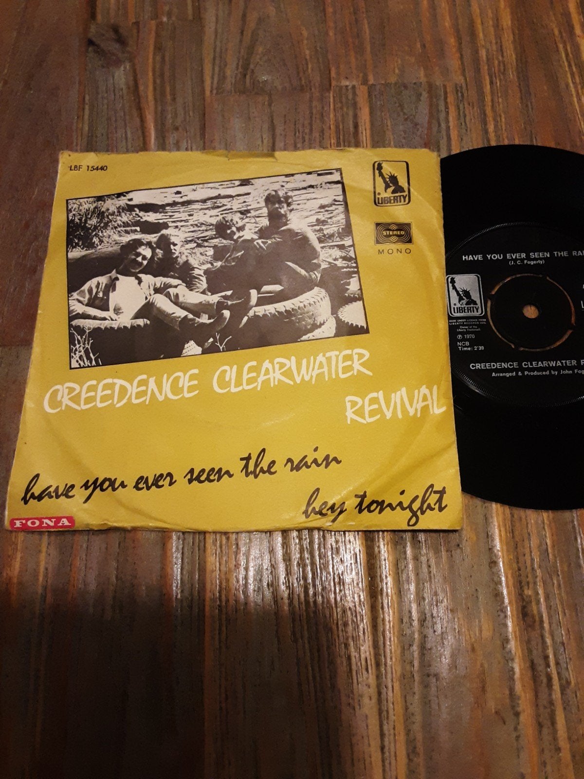 CCR HAVE YOU EVER SEEN THE RAIN DANMARK SINGLE., Ophalen of Verzenden, Gebruikt, Overige formaten, Poprock