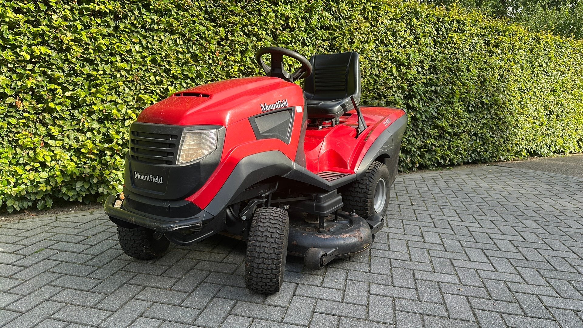 Zitmaaier met opvang, Ophalen, Gebruikt, Opvangbak, 120 cm of meer