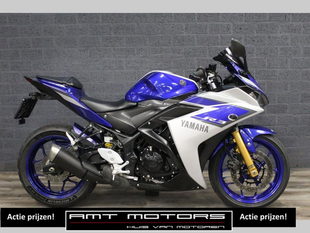 YAMAHA YZF R3 ABS (bj 2016) 24,410 km A2 Geschikt, Motoren, Motoren | Yamaha, 2 cilinders, 321 cc, Bedrijf, Onbekend