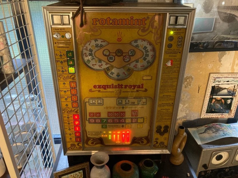 NSM Rotamint Exquisit Royal fruitautomaat - Jaren '70, Verzamelen, Overige munten, Ophalen, Gebruikt