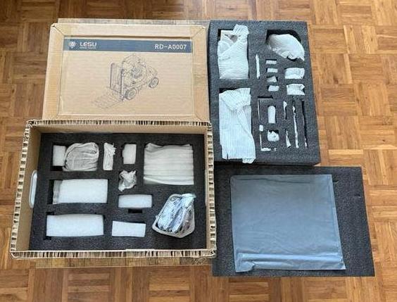 Lesu RC heftruck 1/14 BouwKit, Ophalen of Verzenden, Nieuw, Schaal 1:14, Auto onroad