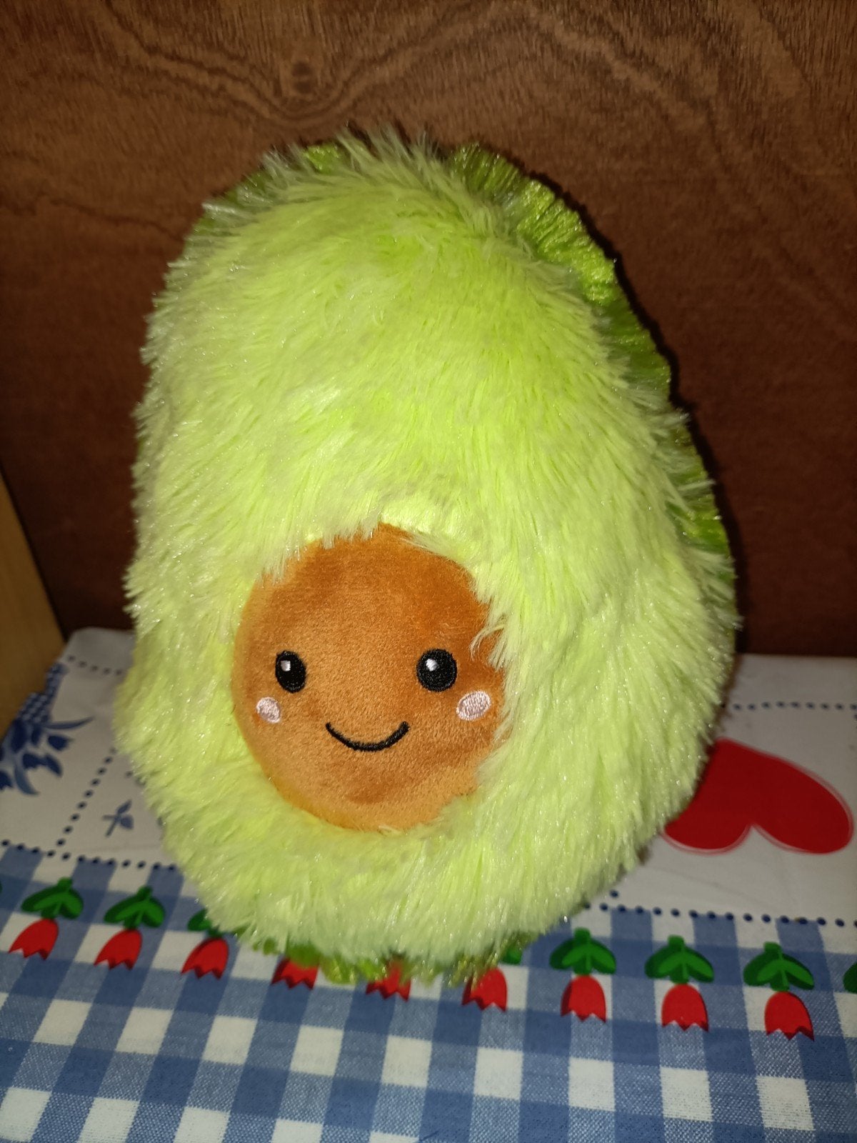 Lieve zachte Avocado  knuffel 20 cm groot, Ophalen of Verzenden, Zo goed als nieuw, Overige typen
