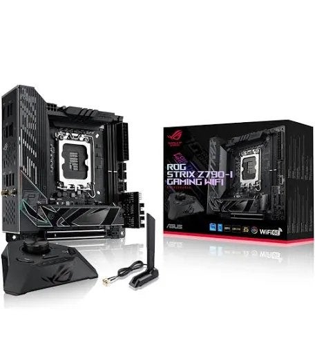 Gezocht: ASUS ROG Strix Z790-I Gaming WiFi Moederbord, Ophalen of Verzenden, Zo goed als nieuw, Intel, DDR5