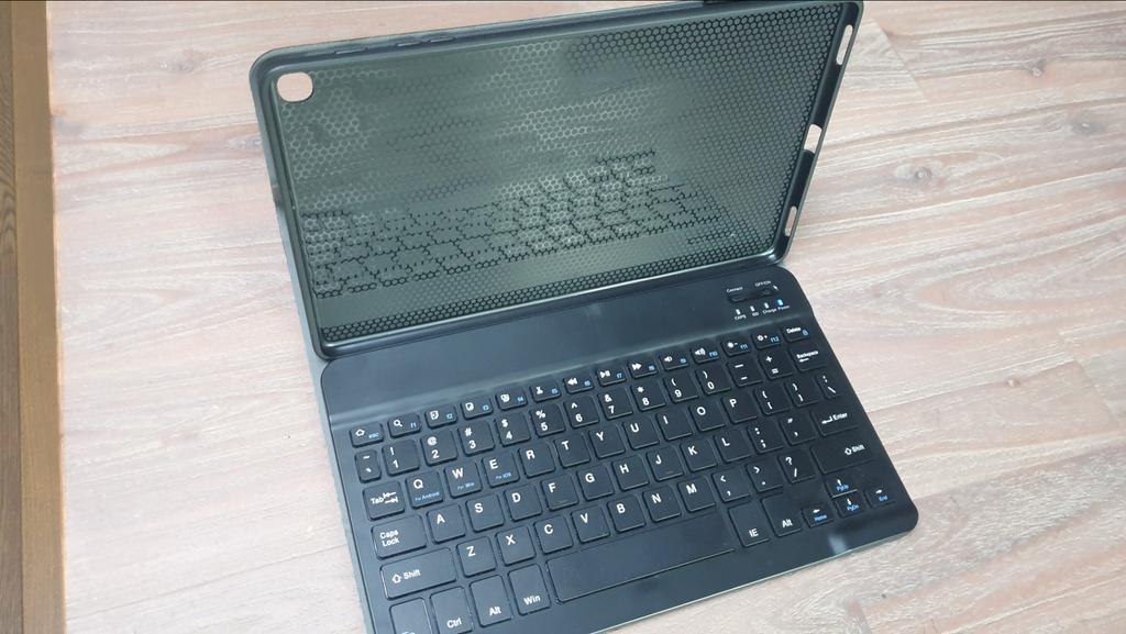 Toetsenbordhoes voor Samsung Galaxy Tab A 10.1 (2019), Ophalen, Qwerty, Zo goed als nieuw, Draadloos