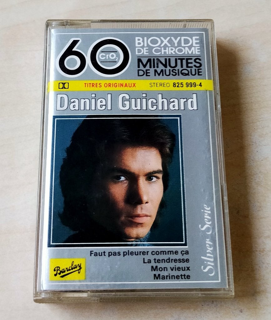 Daniel Guichard Cassette MC, Cd's en Dvd's, Cassettebandjes, Gebruikt, Ophalen of Verzenden, Pop, Barclay