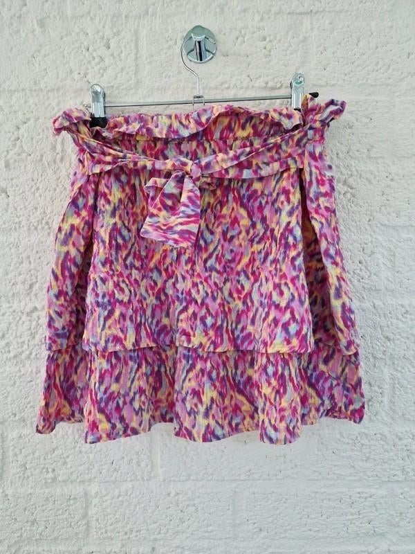 Dante 6 rok S kleurrijke print katoen, Kleding | Dames, Rokken, Ophalen of Verzenden, Zo goed als nieuw, Overige kleuren, Onder de knie